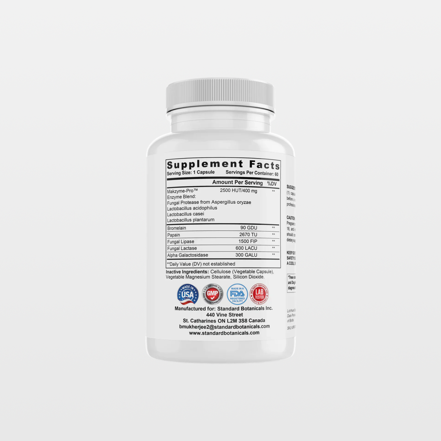 Digestive Enzyme formulation, Makzyme-ProTM